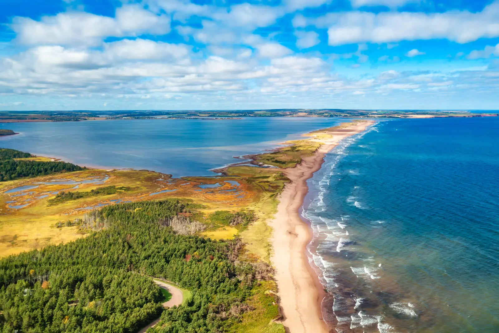 Aerial view of hidden travel gems
